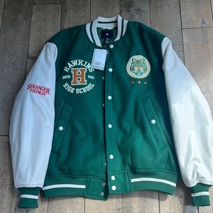 New with tags! H&M  “Stranger Things” jacket Size Large slight scuff on sleeve.